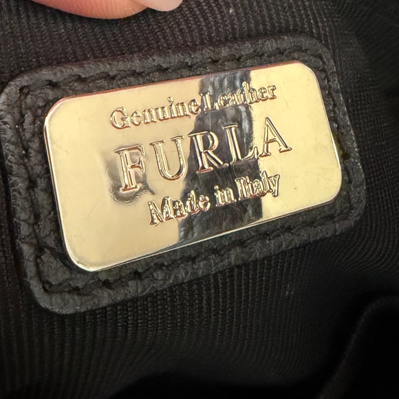 Furla Genuine Leather Top Handle Satchel w/ Detachable Crossbody Strap - Picture 7 of 10